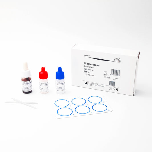 NADAL RFWA Schnelltest, Nachweis von Waaler Rose rheumatoider Arthritis, 1 Packung mit 100 Tests, professionelle Anwendung