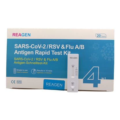 Reagen SARS-CoV-2, Influenza A/B, RSV Antigen Schnelltest