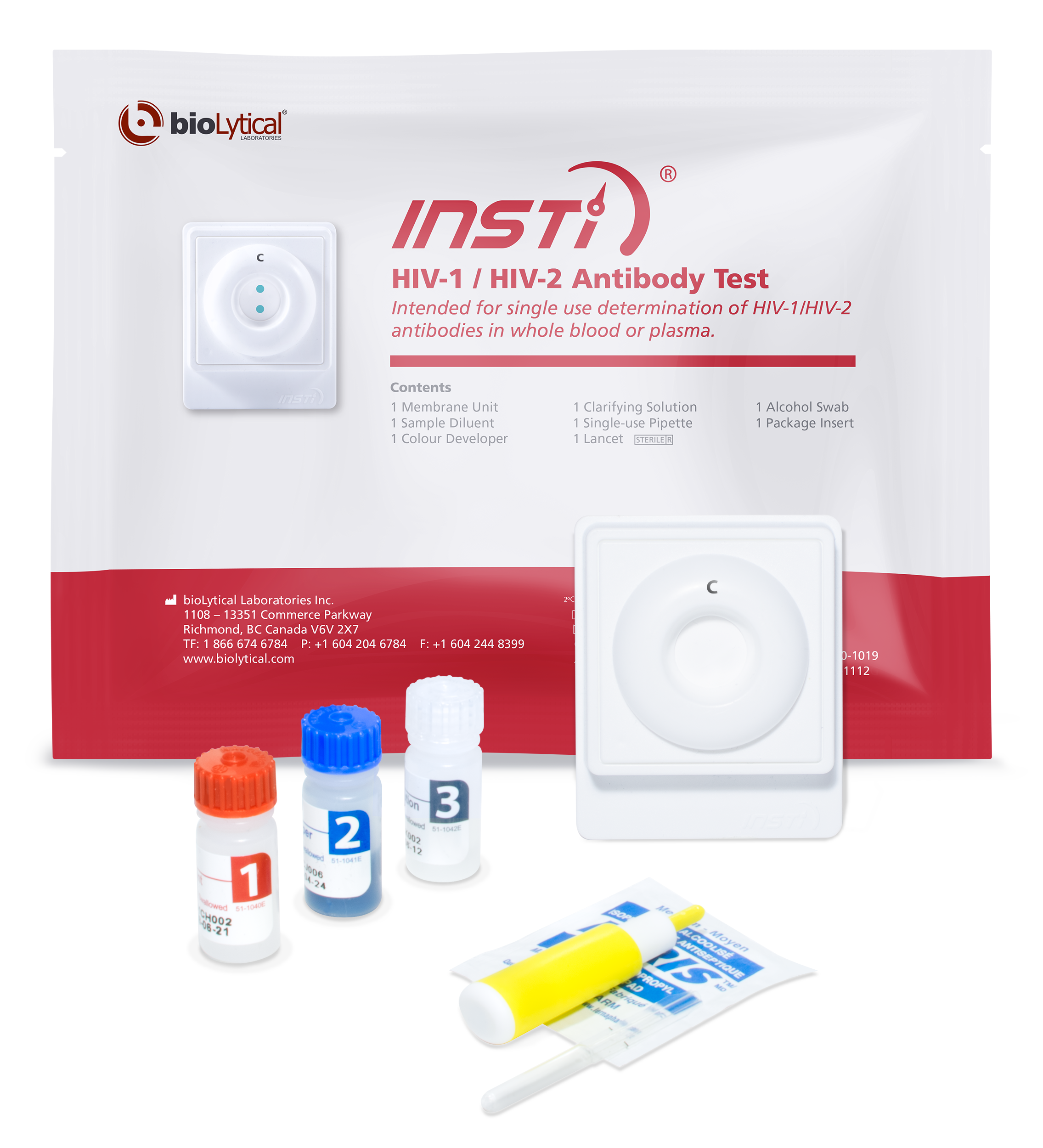 INSTI HIV-1/HIV-2 Antikörper-Test – handlemedical