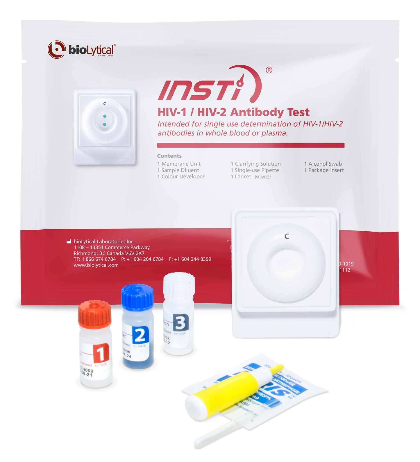 INSTI HIV-1/HIV-2 Antikörper-Test