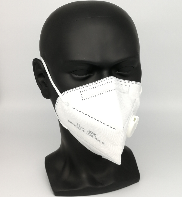 FFP2 Schutzmaske mit Ventil, weiß für Apotheken, Ärzte, Labore, Krankenhäuser und Privatpersonen