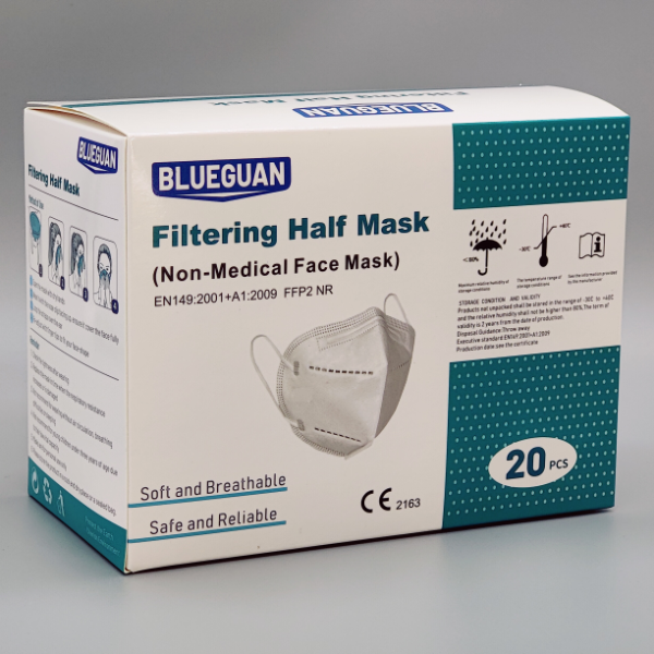 FFP2 Schutzmaske mit Ventil, weiß für Apotheken, Ärzte, Labore, Krankenhäuser und Privatpersonen