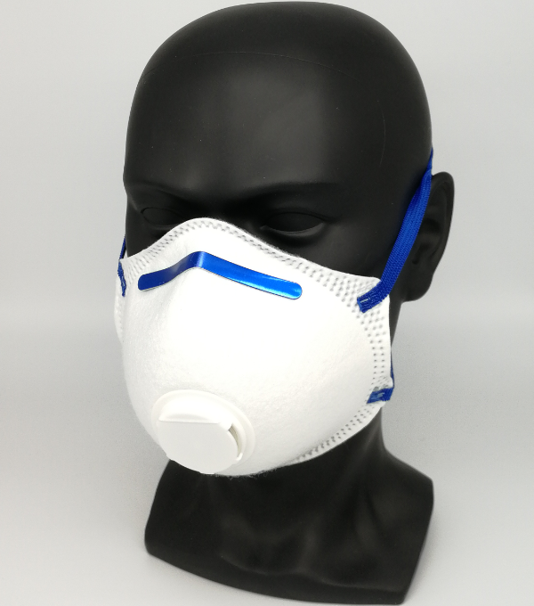 FFP3 Schutzmaske mit Ventil, weiß für Apotheken, Ärzte, Labore, Krankenhäuser und Privatpersonen